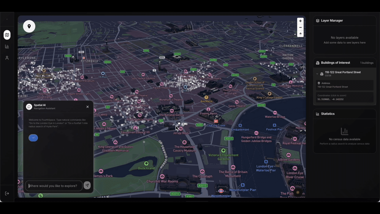 FourthSpace 3D Spatiotemporal World Visualization